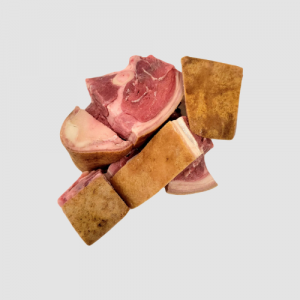 Goat meat bone in and skin on
